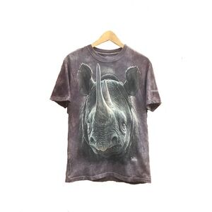 The Mountain Rhinoceros T-Shirt Tie-Dye Grey Metro Richmond Zoo Men S Small